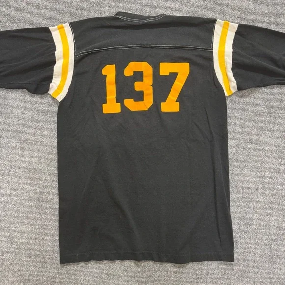 VTG Football jersey Shirt Men's XL throwback Pittsburgh Steelers 90s John Stripe - Picture 1 of 5